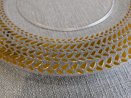 Acrylic clear charger - acrylic,