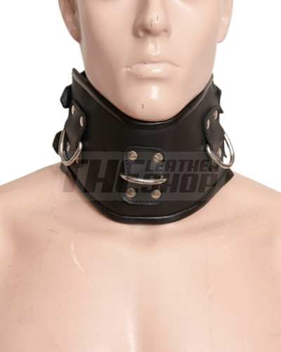 Genuine leather posture collar - genuine,