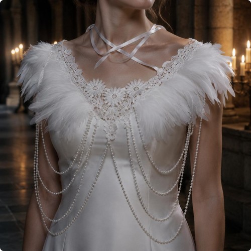 Lace feather shawl lightweight - lace,