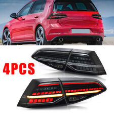 1Set For VW Golf 7 MK7/ 7.5 GTI 2013-2019 W/Sequential LED Smoked Tail Lights