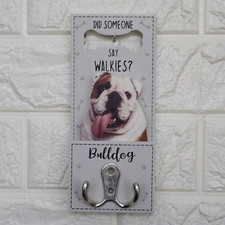 Bulldog Dog Lead Hook Twin