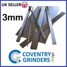 Ground Flat Stock Gauge Plate 3mm Thickness - 01 Tool Steel - Widths 3mm-300mm