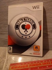 Rockstar Games Presents Nintendo Wii Table Tennis Game With Instruction Manual