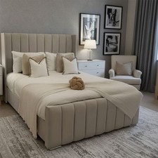 Winged Panel Bed Frame Plush