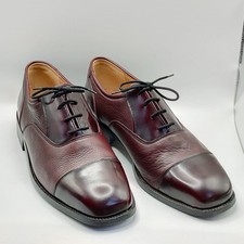 Barker Leather Burgundy Oxford