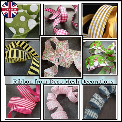 Ribbon wired edge usa - ribbon, style