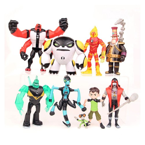 9pcs ben action figures - 9pcs,