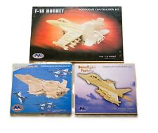 Three Planes Woodcraft Construction Kit - 3D Wooden Model Puzzle For KIDS/ADULTS