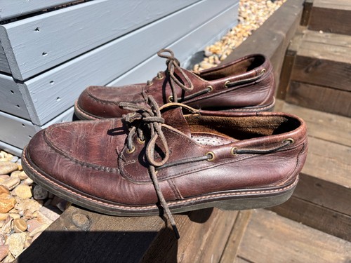 Sebago men leather boat deck - boat,