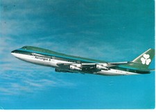 Postcard: AER LINGUS, BOEING 747