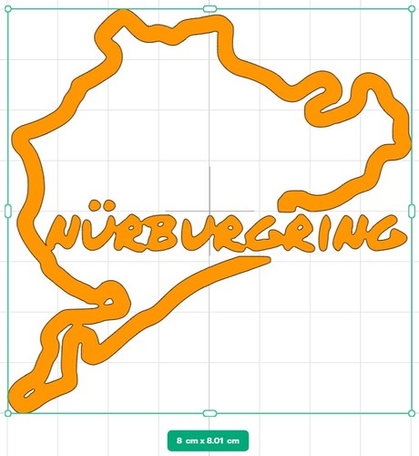Reflective nurburgring - 1x,