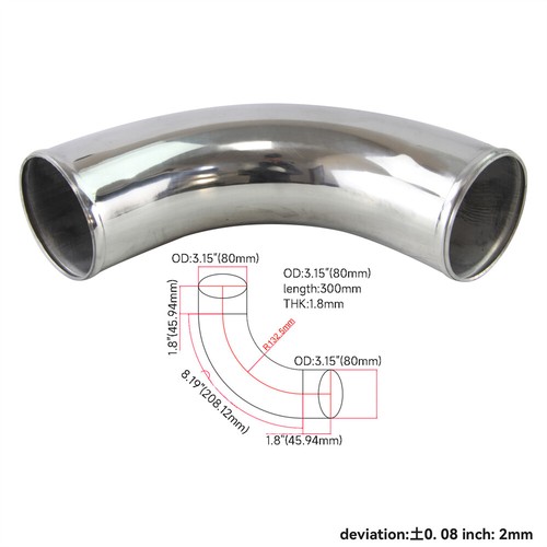 80mm inch 90 - 80mm, 3.15"