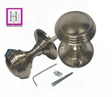 Door Knob Mortice Reeded Queen