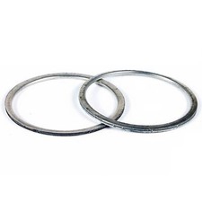 2x exhaust pipe gasket fits