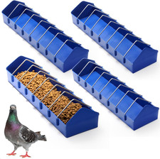 4 Pack Large Pigeon Feeder, 8