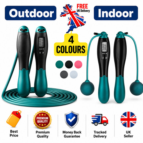 Jump rope with calorie counter - with,