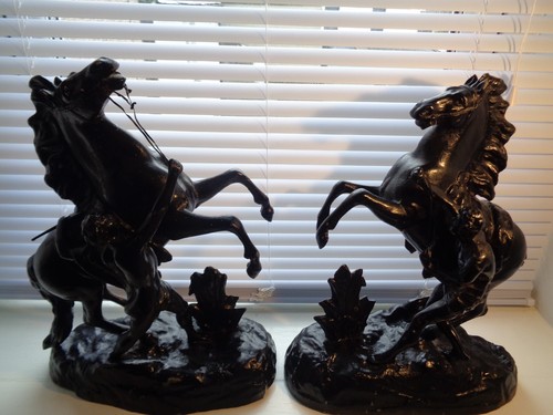 19th century pair - pair, spelter