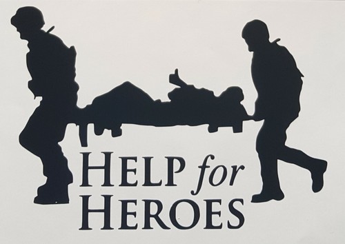 Help for heroes vinyl - for, decal
