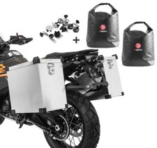 Motorcycle aluminium panniers