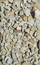 ORIGINAL BEACH SEA POTTERY TUMBLED CHINA SHARDS JEWELLERY ART CRAFTS MOSAIC 1.8k