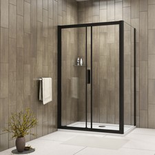 Sliding Shower Enclosure 1200x800 NANO Glass 8MM cubicle 195CM Walk In Wet Room