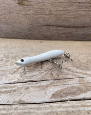 Xorus Patchinko Style Bass Fishing Lure Pure White 80mm 5g Topwater Float Lure