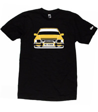 CUSTOM HTees T-shirt, ESCORT Mk3 XR3i RS1600i RS, Pick car colour & plate