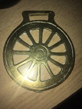 Vintage Horse Brass Cart Wheel