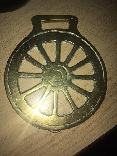 Vintage horse brass cart - vintage, wheel