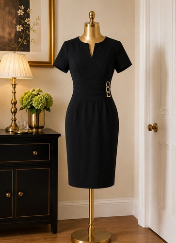 Karen millen black buckle - millen,