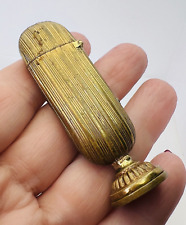 Gold Coloured Hinged Lid Vesta