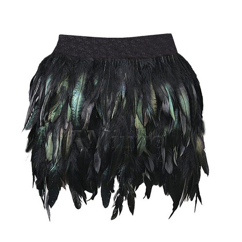 Women fake feather - fake, mini