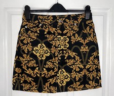 BNWT TOPSHOP BLACK GOLD CHAIN