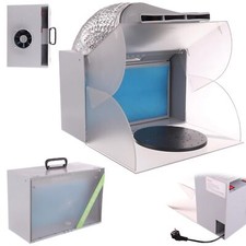 Portable Airbrushing Spray Booth with LED Light Hose Extractor Fan Filter
