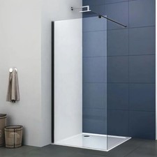 Walk In Shower Screen Black or