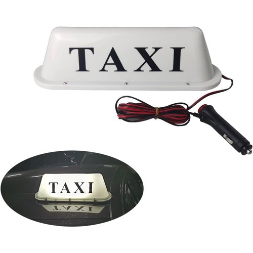 12v car roof taxi - car, light