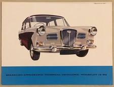 WOLSELEY 15/60 Car Sales Brochure JAN 1961 #H60117