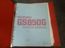 1981-1983 Suzuki GS850G Motorcycle Shop Service Repair Manual 1982
