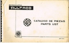 BULTACO SHERPA T (HOME & EXPORT) ORIG. 1970 FACTORY ILLUSTRATED PARTS CATALOGUE
