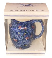 Boxed Ringtons Vintage Maling Replica Chintz Jug / James Sadler 