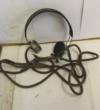 Antique 1920s GEC 691375 Radio Headphones Headset missing one earpiece cover
