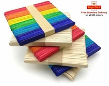 Lollipop lolly Wooden sticks Natural craft model making, Ice Pops 10-10000