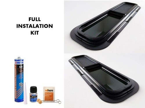 Campervan windows with fly - campervan,