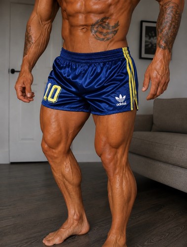 Retro adidas football shorts - football,