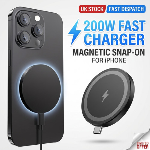 200w magnetic wireless charger - 200w,