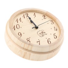 Wooden Sauna Clock Sauna Timer Clock Sauna Room Accessory, Also for a Outdoor/