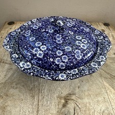 Vintage burleigh calico blue - burleigh,