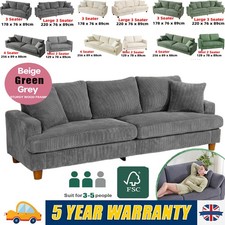3 Seater Corduroy Sofa Bed