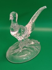 Vintage Decorative 8"  Glass Pheasant / Bird / Figurine / Collectible