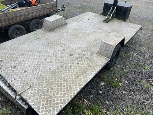 Flatbed trailer - flatbed, trailer.